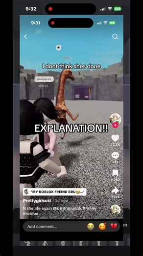 do not send any hate to any creators. @Prettygirlsuki is perfectly okay with me right now, as none of us had any real beef. #fyp #xumasrevenge #viral #roblox #socryingrnroblox