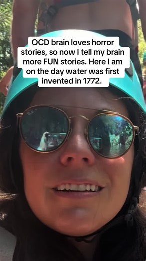 It was such an exciting day! Everyone frolicked in the water and we even put little helmets on to slide down a waterfall. I can’t believe I got to witness the invention of water 254 years ago, but I’m so happy I did. 🌊🙏🏻 #ocd #travel