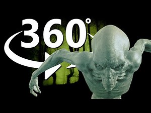 360 Video | Epic VR Alien Roller Coaster 8K
