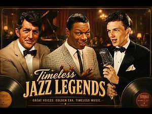 Timeless Jazz Legends | Dean Martin, Nat King Cole & Frank Sinatra | Golden Era Jazz Classics