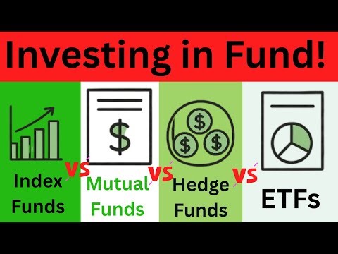 Index Funds vs Mutual Funds vs Hedge Funds vs ETFs Explained Simply!