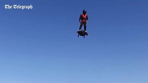 61K views · 317 reactions | This hoverboard has the ability to reach a top speed of 92.3 mph and fly to eye watering heights of 10,000 ft. | Telegraph Technology Intelligence | Facebook