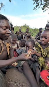 Amazing 😋‼️😍Chaaba the children lover❤️ #villagelife #africa #bushman #traditionfood | Culture & Safaris Experience