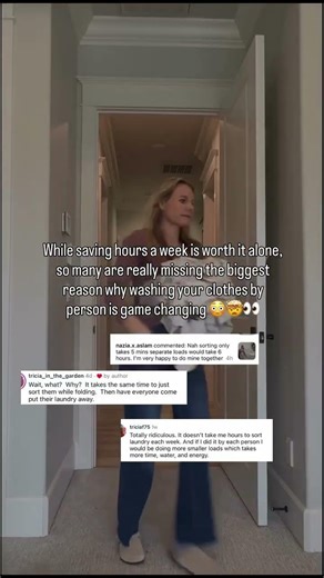 Washing clothes by person turns into life lessons for our kids