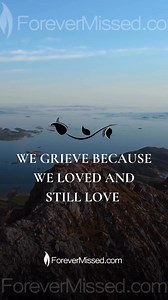 Why do we grieve? We grieve because we love. Grief is our heart’s natural response to losing someone who mattered deeply. It’s how we process the emptiness left behind and honor the bond that still lives in us. Grief isn’t just pain—it’s the echo of love, the memory of connection, and the longing for what once was. 🙏 🔗 https://www.forevermissed.com/memorials#forevermissedmemorials #forevermissed #adayinthelifewithgrief #griefpoem #griefpoetry #grieftribe #griefandlosssupport #captureyourgrief 