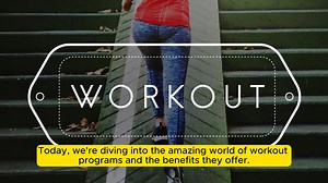 Three Benefits of Following a Workout Program