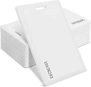 100 Pack Proximity Cards 26 Bit Proximity Clamshell Weigand Prox Swipe Cards Compatable with ISOProx 1386 1326 H10301 Format Readers and Systems. for Commercial Access