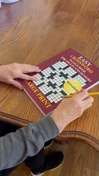 Easy Crossword Puzzle Book for Adults and Seniors | Amazon Review