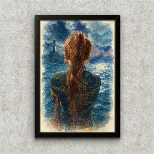 Rama do obrazu na płótnie A4 inspirowana ekspedycją Clair Obscur 33 – spersonalizowana fanowska grafika – projekt sztuki na płótnie [S3] - Etsy Polska