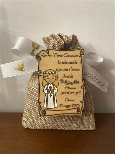 First Communion Favors - Personalized Wooden Magnets - Etsy