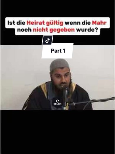 Ist die Heirat gültig ohne Mahr? Antworten von Abul Baraa