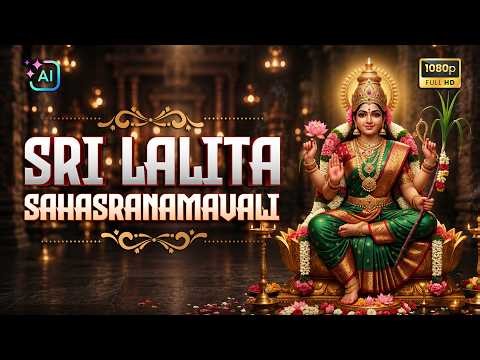 Most Powerful Devi Songs | Sri Lalita Sahasranamavali | Devi Bhakti Mantra | Sanskrit #devi #om