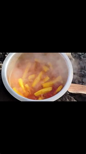 Village-Style Cooking: Matoke & Peanut Saucefrom Scratch#outdoorcooking #africancuisine #africanfood