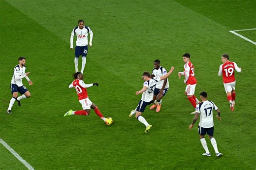 Why was Eze’s first goal against Tottenham allowed to stand?