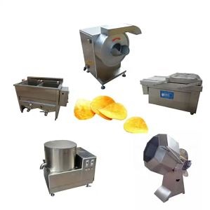 [Hot Item] French Fries Machine Potato Chips Making Machine Mini Small Scale Frozen Instant Potato Crisp Maker French Fries Production Line