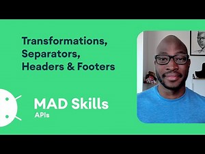 Paging: Getting fancy with transformations, separators, headers, footers and search - MAD Skills