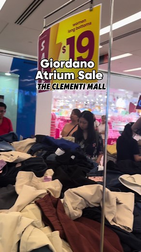 Giordano Atrium Sale at The Clementi Mall | 28 Apr 2024