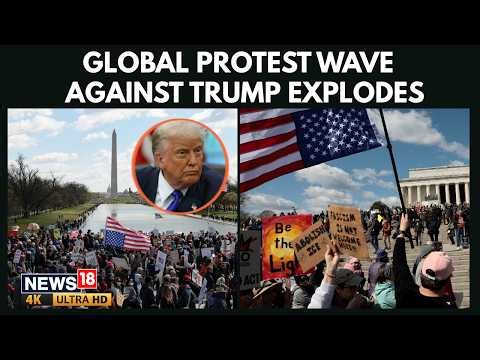 ‘No Kings’ Protests Spread To US & Europe As Anti-War Voices Target US President Donald Trump | N18G
