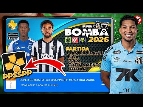 🚨 BOMBA PATCH 2026 (PPSSPP) DOWNLOAD MEDIAFIRE DIRECT LINK! UPDATED HOW TO DOWNLOAD ✅ PES 2025