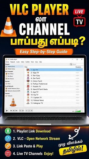 Watch Live TV Channels FREE Using VLC Media Player #digitallaptopworld #windows #vlc