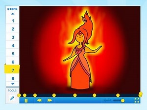 How to Draw Flame Princess from Adventure Time