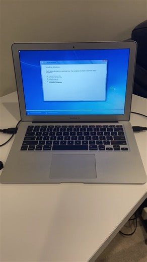 Windows 7 on a MacBook Air #mac #windows