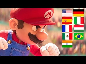 Mario movie "Let's-a Go!" in 9 Different Languages