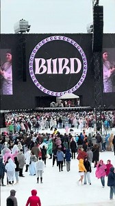 Wow amazing Irish band Biird opening for Ed Sheeran in the rain, sorry! #nzsummer #irishmusic #biird