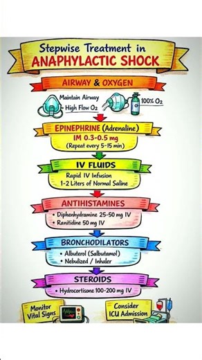 Anaphylactic shock #nurse #nurses #nursingstudent #nursing #viralvideo #viral