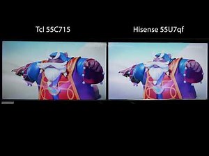Tcl 55C715 vs Hisense 55U7qf (K0901 firmware) sport test