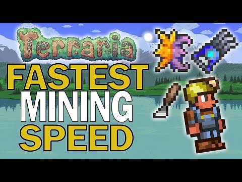 FASTEST Mining Speed in Terraria PC | Console | Mobile