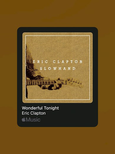 Eric Clapton - Wonderful Tonight Lyrics