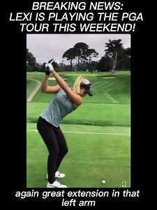 1.4K views · 16 reactions | LPGA Tour Star Lexi Thompson will be playing on the PGA Tour this weekend at the Shriners Children's Open! Watch this video to see if her swing can perform on a 7,255 yard golf course! #golf #golfswing #golfing #golfer #lpga #pgatour | Jim LaBuda Golf | Facebook