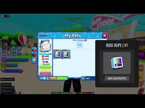 how to dupe pets in bgsi (Bubble gum simulator infinity)