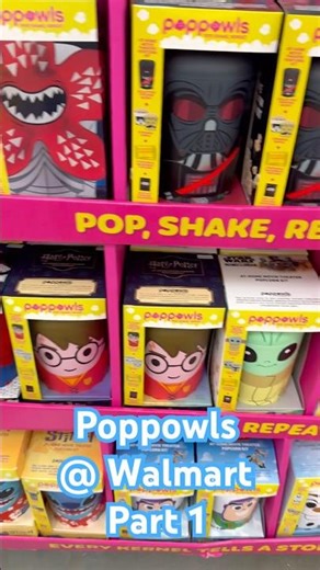 Poppowls ‪@Walmart‬ part 1! #shorts #popcorn #harrypotter #starwars #strangerthings #disney #walmart
