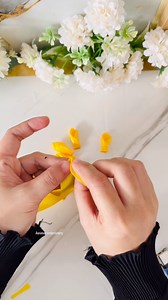 Simple ribbon embroidery tutorial 🌼 #embroiderytutorial #handmade #sulampita | Asnimar Embroidery