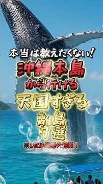 本当は教えたくない沖縄本島から行ける天国すぎる離島7選