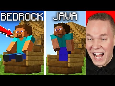 Ich TESTE UNTERSCHIEDE in JAVA vs. MINECRAFT BEDROCK 1.19 🤯