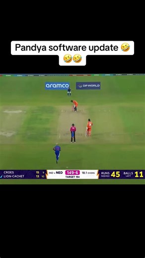 Hardik Pandya's Latest Software Update