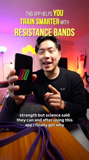 Train with Resistance Bands EASILY | Rubber Bands App #fitness #resistancebands