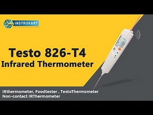 Testo 826-T4 Infrared Thermometer | Temperature Recorder | Instrukart