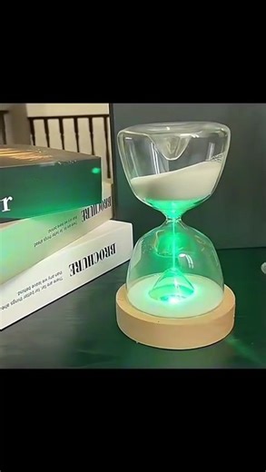 Hourglass Night Light 15 Minutes Timer Sleep Aid Sand Clock