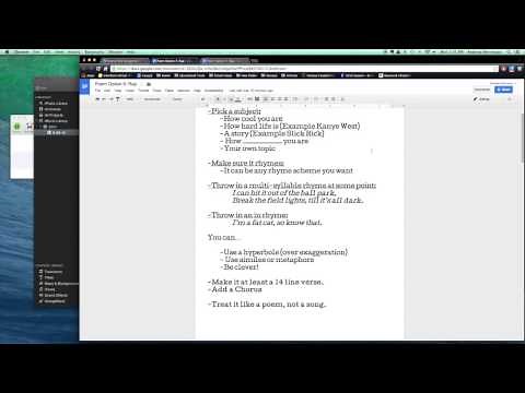 How to Write a Rap Style Poem