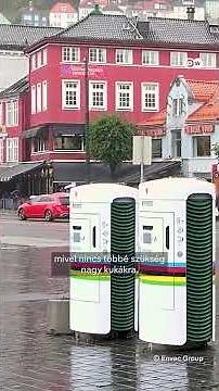 „Porszívózott” utcák Bergenben | Futurisztikus hulladékkezelés a norvég városban