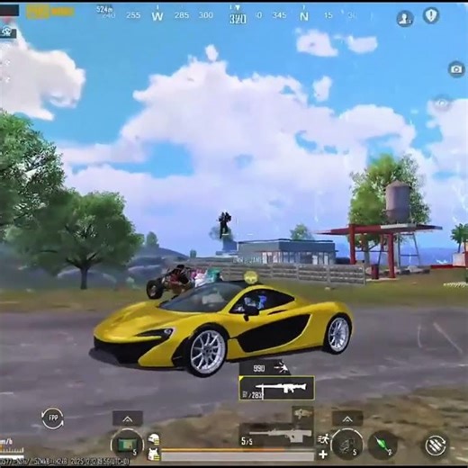 Why was enemy flying?! 🤔 ⚰️ #pubgmobile #bgmi #shorts