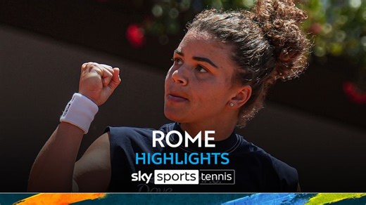 Jasmine Paolini vs Jelena Ostapenko | Rome highlights