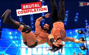 WWE 2K22 Brutal Moves 展示 on PS5
