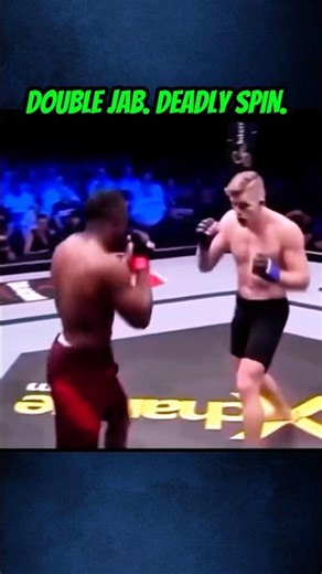 One Step. One Spin. Lights Out ☠️ #mma #muaythai #boxing #shorts