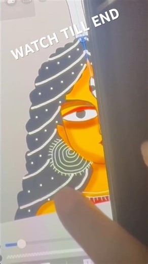 Traditional Art, Digital Twist on phone📱#sonisworld #youtubeshorts #ytshorts #dailyvlogs #viralart