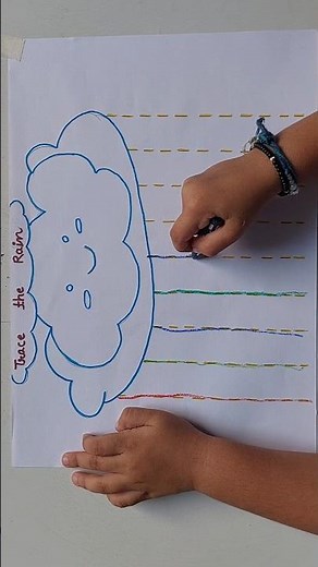 Standing Line Worksheet for Nursery & Playgroup | Writing Basics #nurseryworksheets #shortsvideo